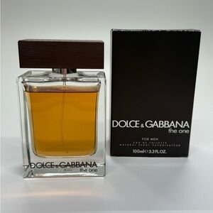 Dolce & Gabbana The One 100ml 3.3oz EDT Spray For Men Used w Box